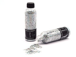 Glitter Dusty Holographic Silver Chunkey