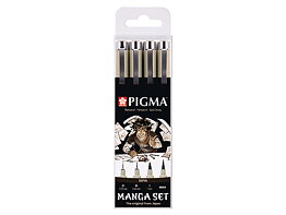Manga Tool Set Pigma 4-pieces