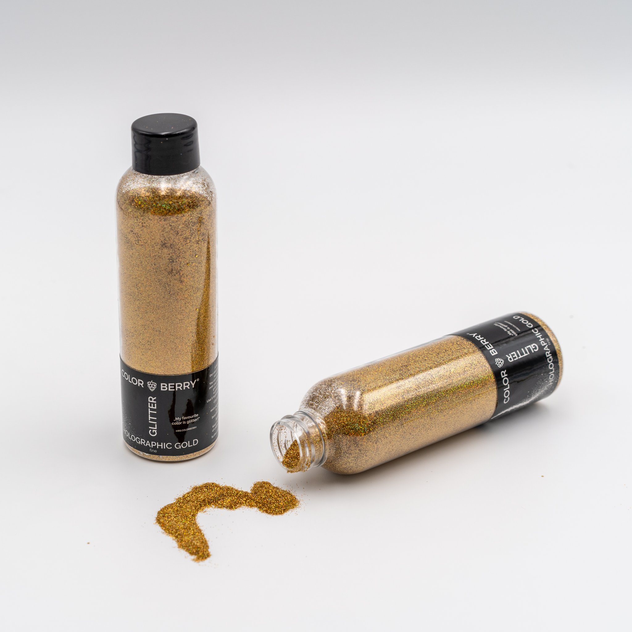 Glitter Dusty Holographic Gold Fine