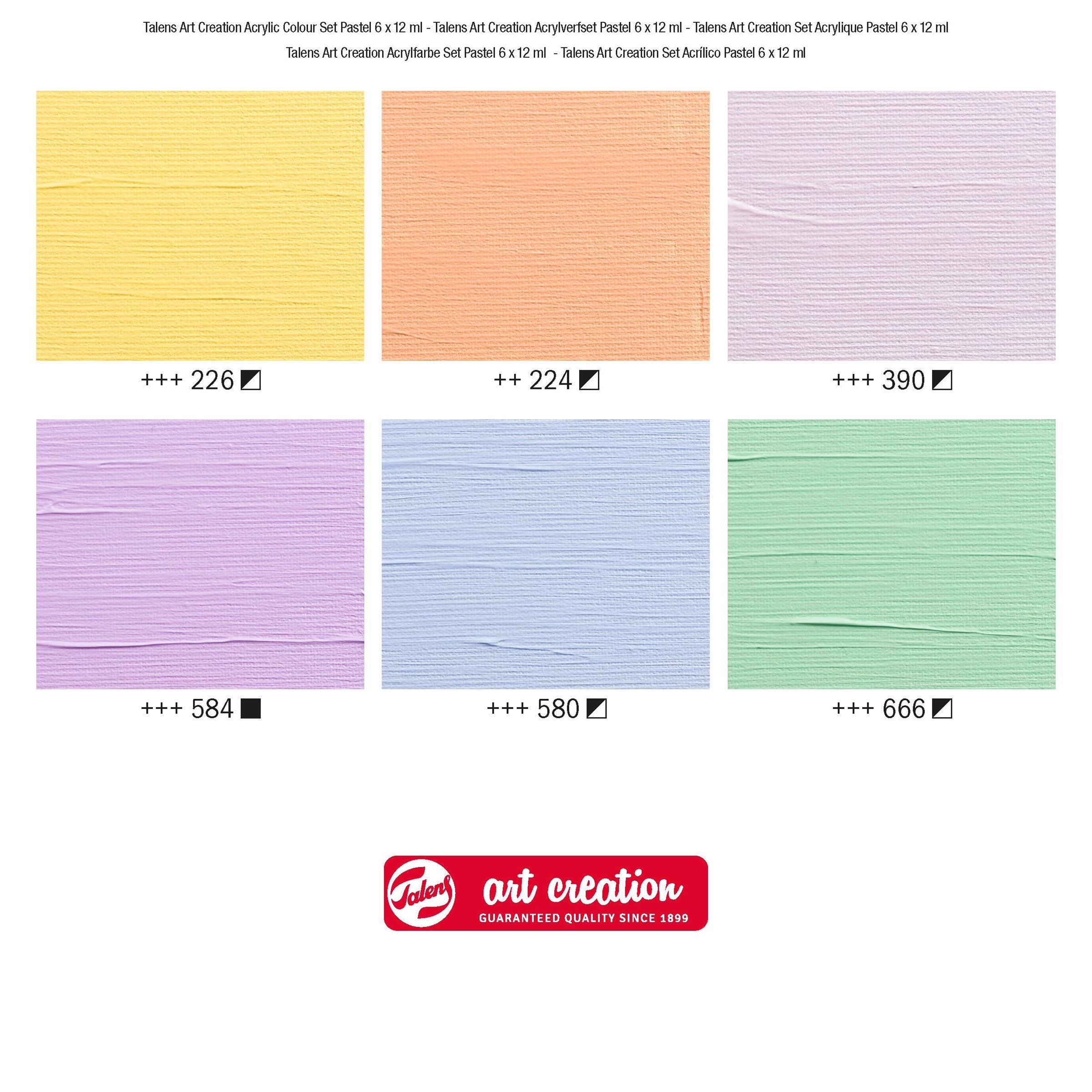 Talens Art Creation Acrylic display 100 x 12 ml Pastel - 3