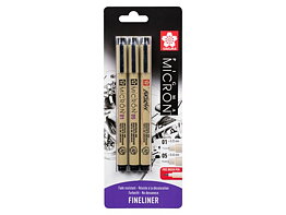 SAKURA MICRON 01/05 BLACK BLISTER PIGMA BRUSH