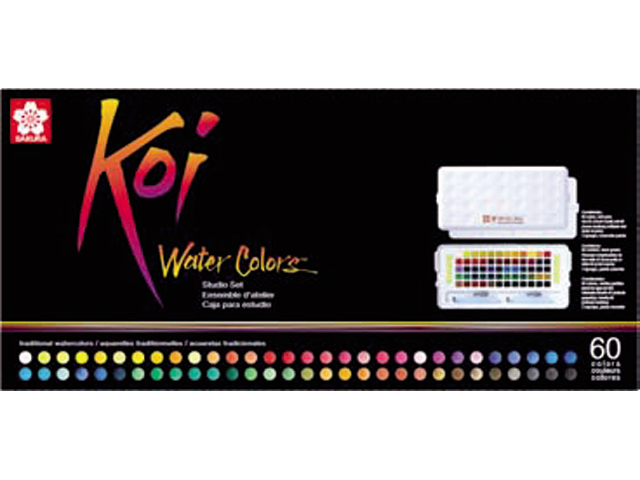 Koi Water Colors Sketch Box - 2