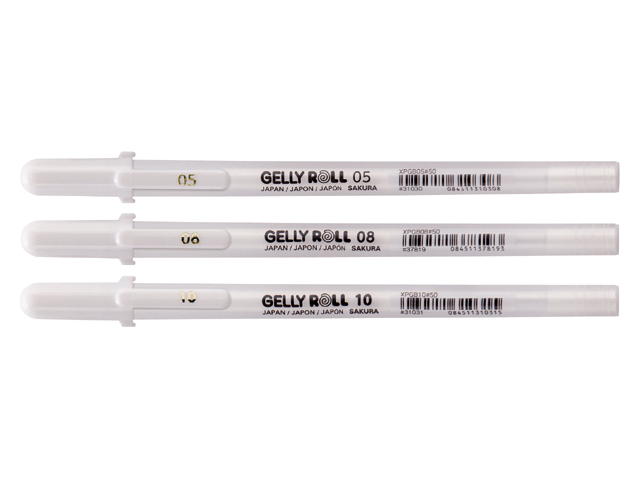 Gelly Roll Basic White Pen Display - 3