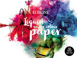 TALENS Ecoline - Liquid Water Colour Paper - A4 12 ark