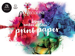 TALENS Ecoline - Liquid Water Colour Paper - A4 75-ark