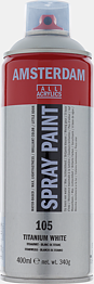 Amsterdam Spray 400ml Titanium White