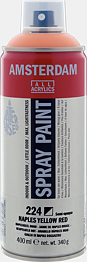 Amsterdam Spray 400ml Naples Yellow Red