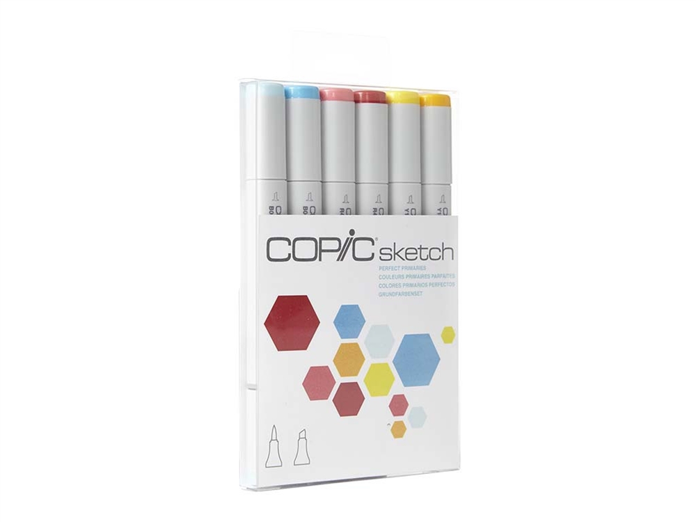 Copic Sketch 6 set - Perfect Primiaries