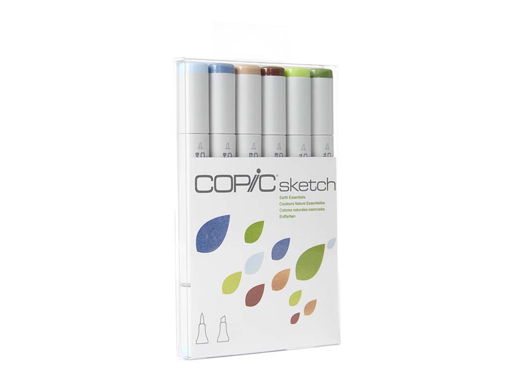 Copic Sketch 6 set - Earth Essentials