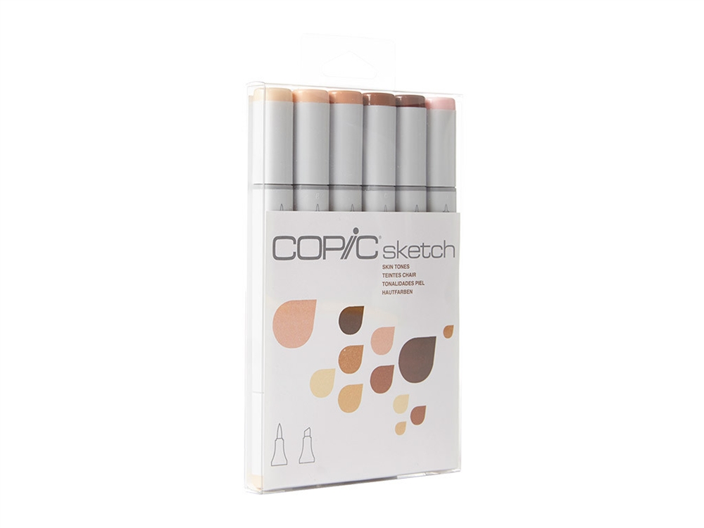 Copic Sketch 6 set - Skin Tones