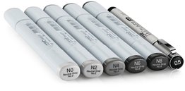 Copic Sketch 6 set -  Sketching Grays