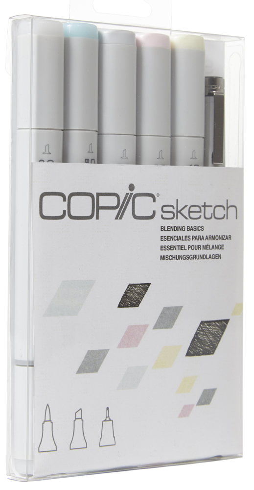 Copic Sketch 6 set - Blending Basics