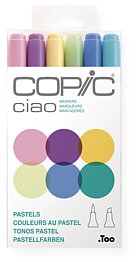 Copic Ciao 6 set - Pastels 