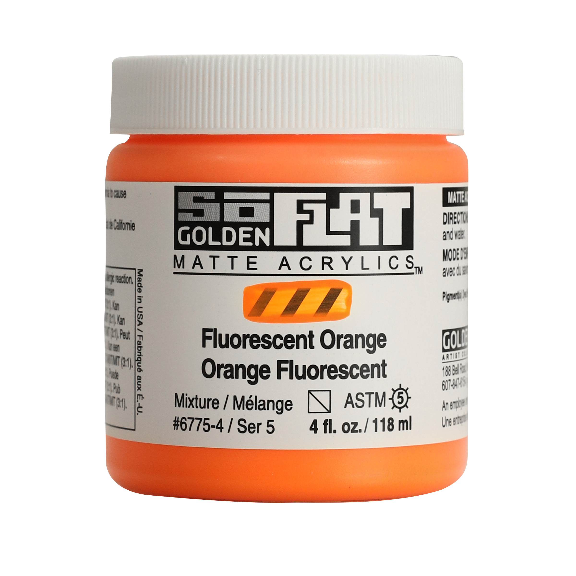 Fluorescent Orange 118 ml