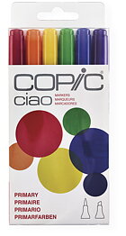 Copic Ciao 6 set - Primary Set 