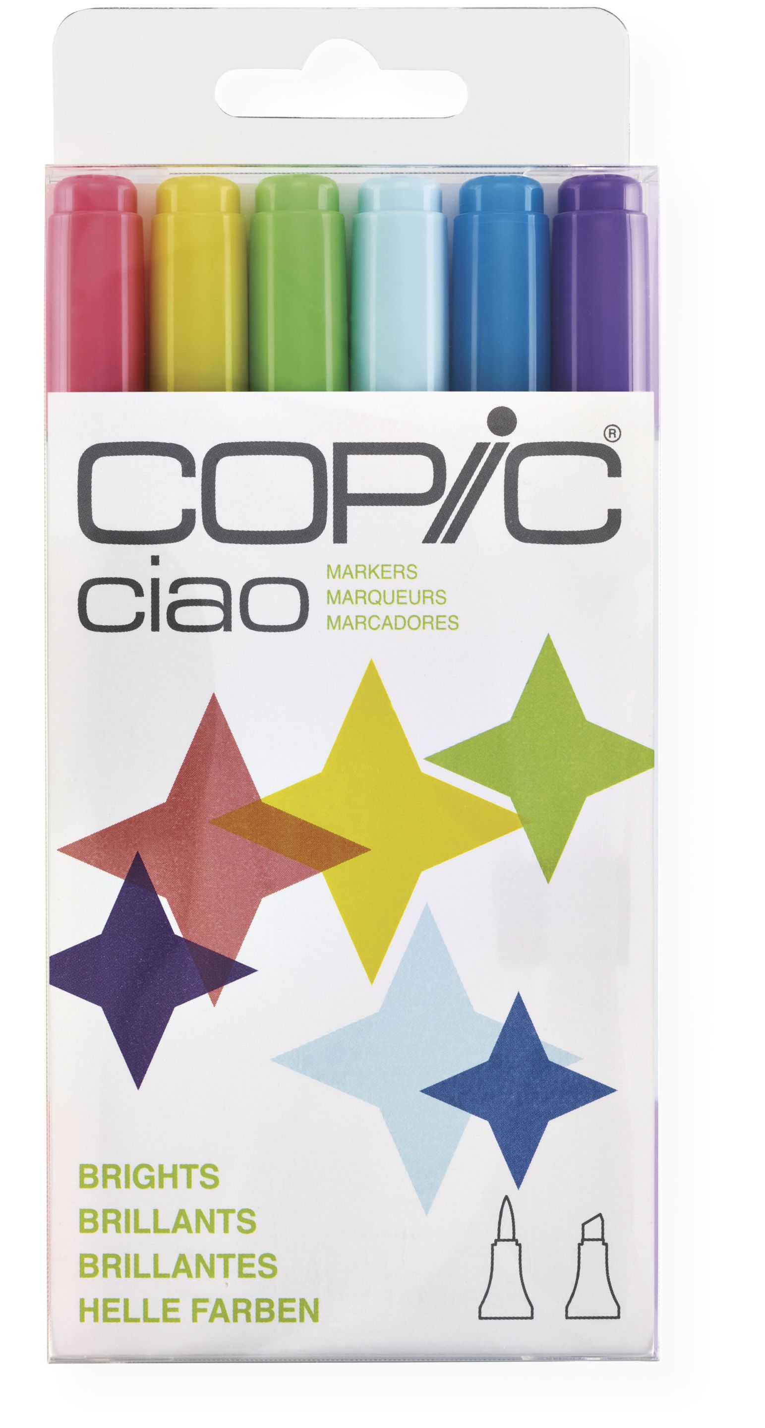 Copic Ciao 6 set - Brights Set
