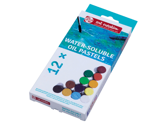 Art creation vattenlösliga oljepastell kritor set 12 - 3