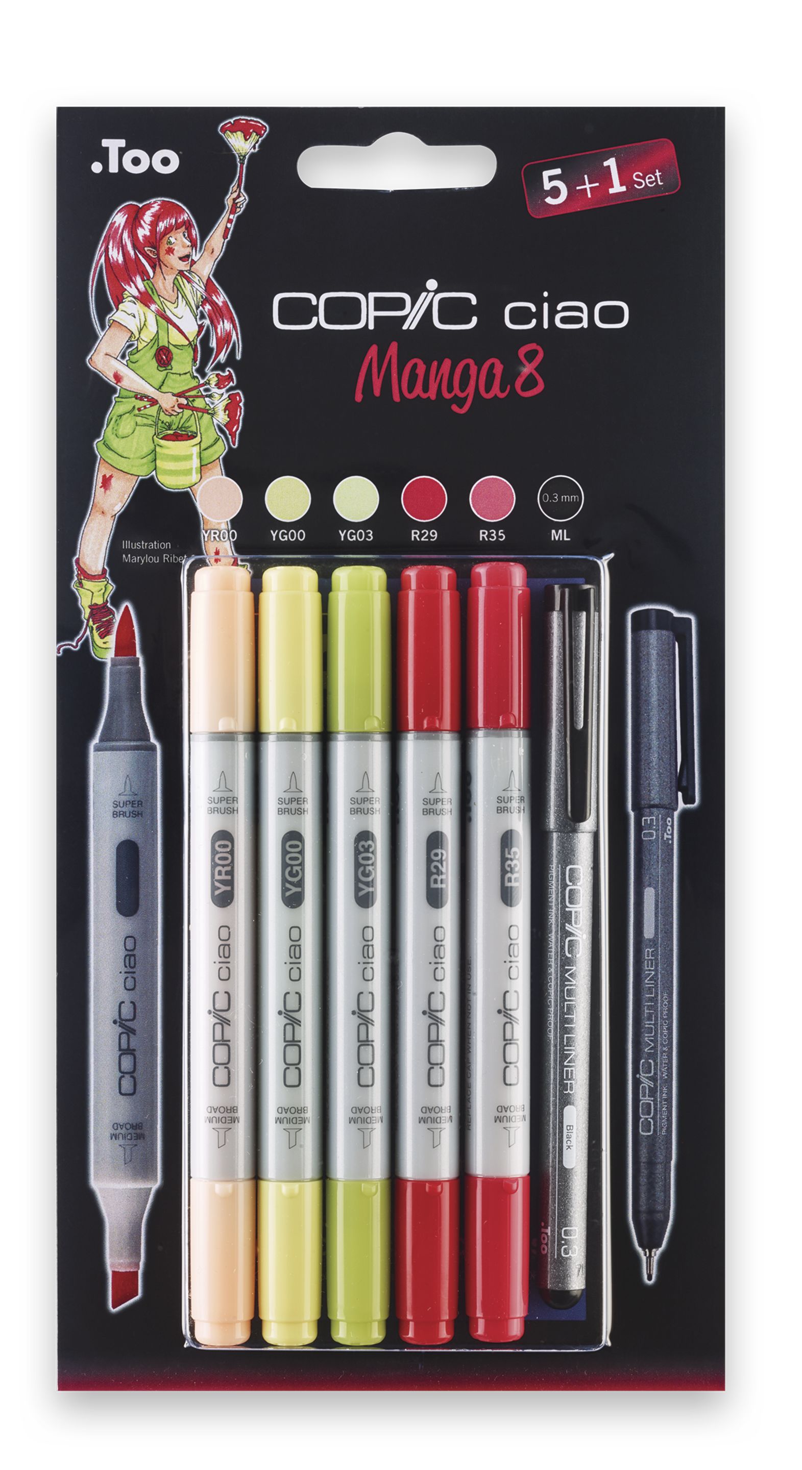 Copic Ciao Set 5+1 Manga 8
