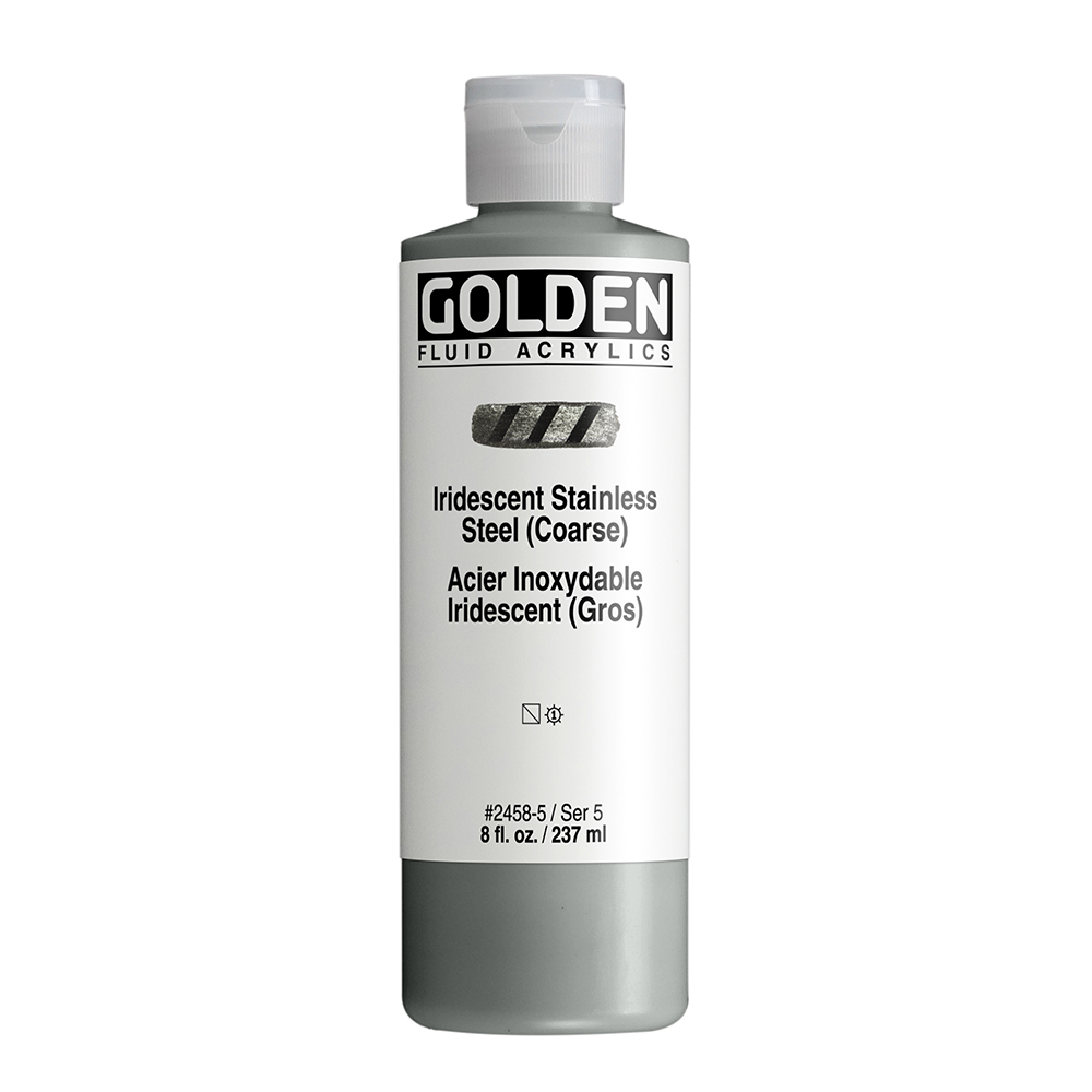 Iridescent Stainless Steel (Coarse) 237 ml