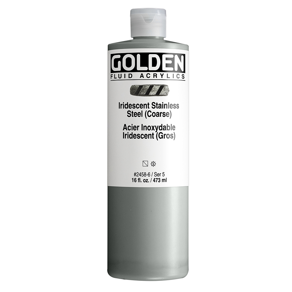 Iridescent Stainless Steel (Coarse) 473 ml