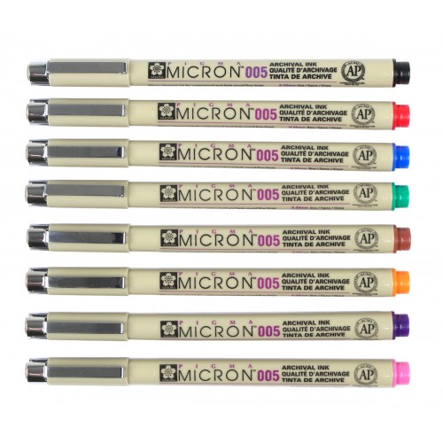 Sakura Pigma Micron Fineliner 005 0,2mm - 9