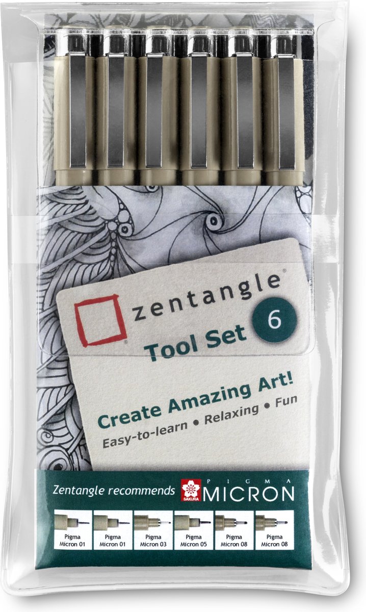 Zentangle Tool Set 6 Pieces