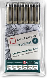 Zentangle Tool Set 6 Pieces
