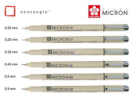 Zentangle Tool Set 6 Pieces