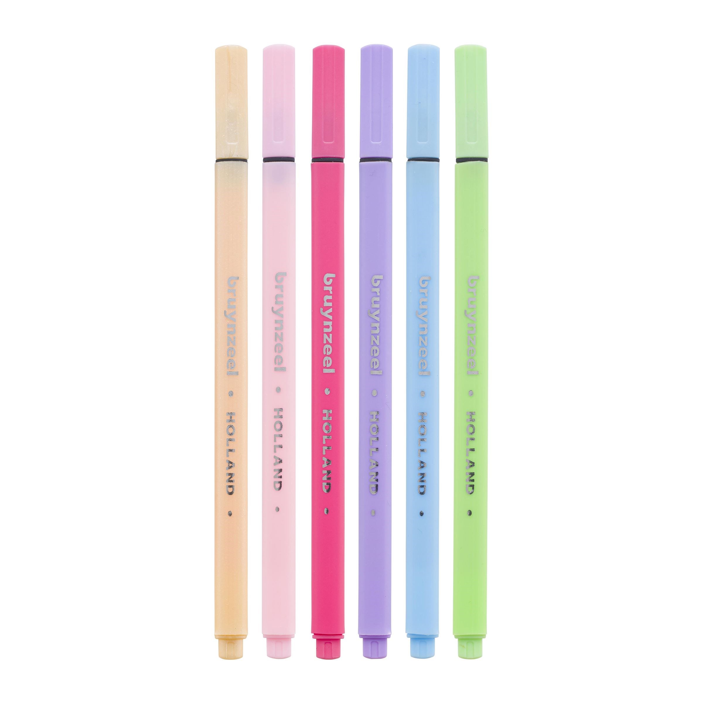 Bruynzeel Fineliner Pastel set 6 - 2