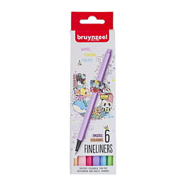 Bruynzeel Fineliner Pastel set 6