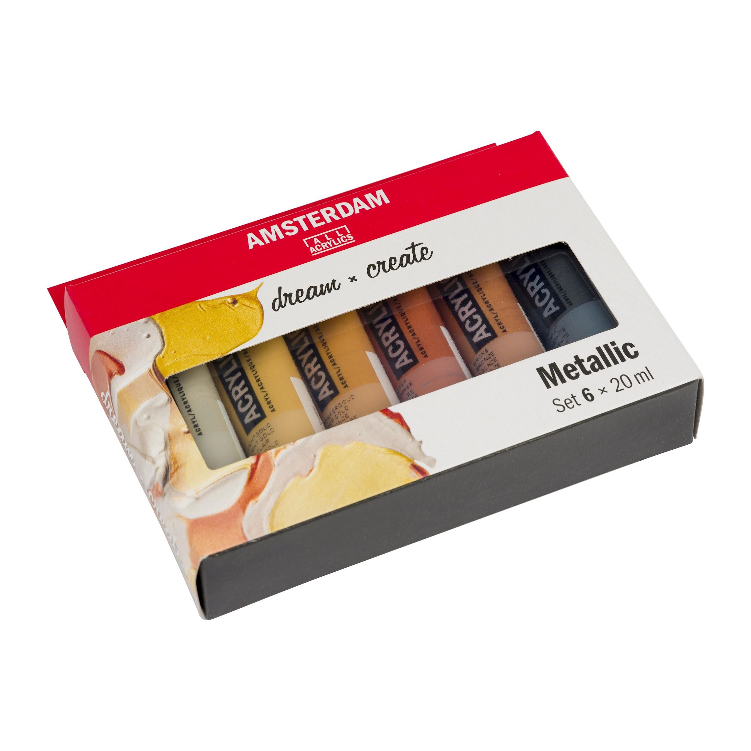 Amsterdam Standard Series Acrylics Metallic Set 6 × 20 ml - 3