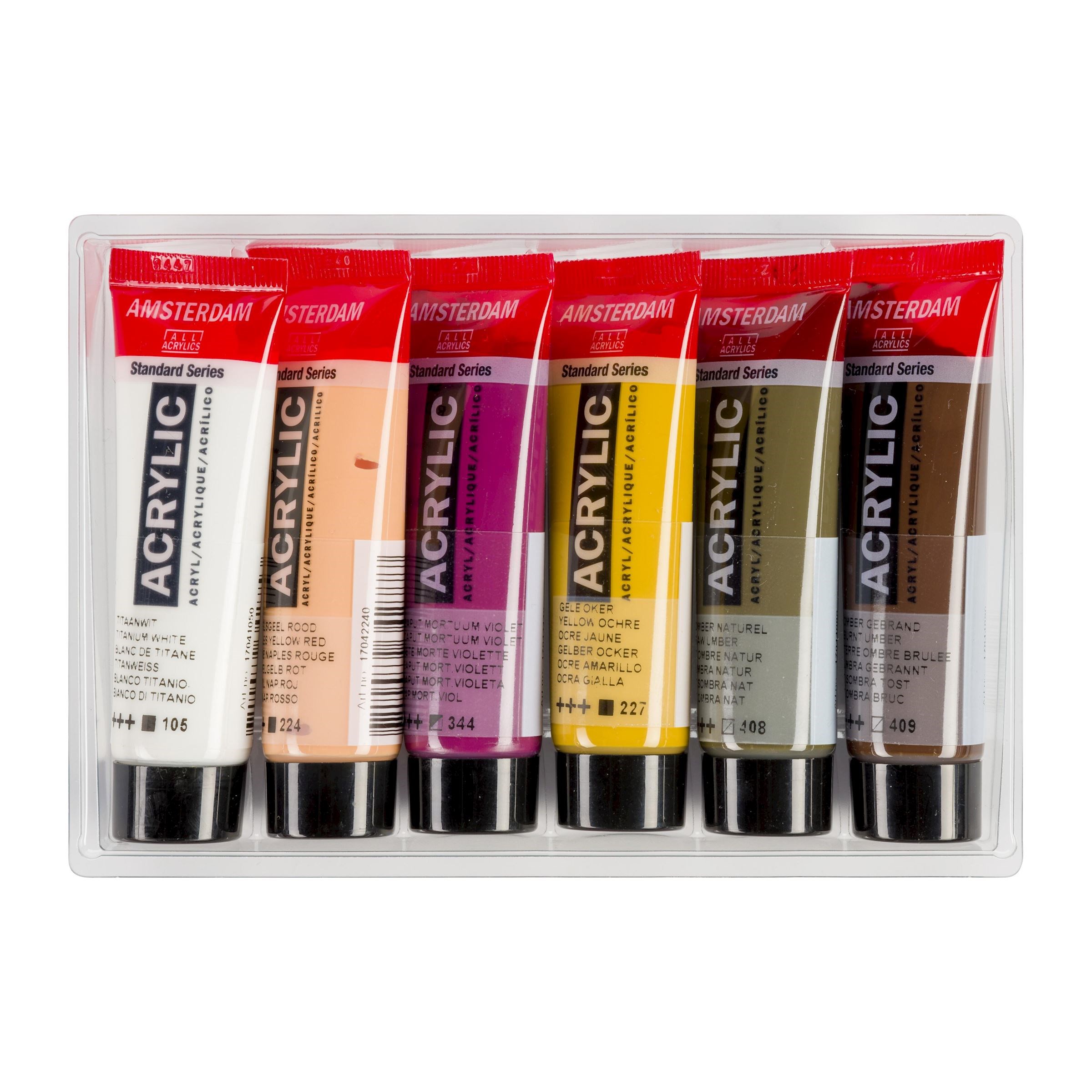 Amsterdam Standard Series Acrylics Portrait Set 6 × 20 ml - 5