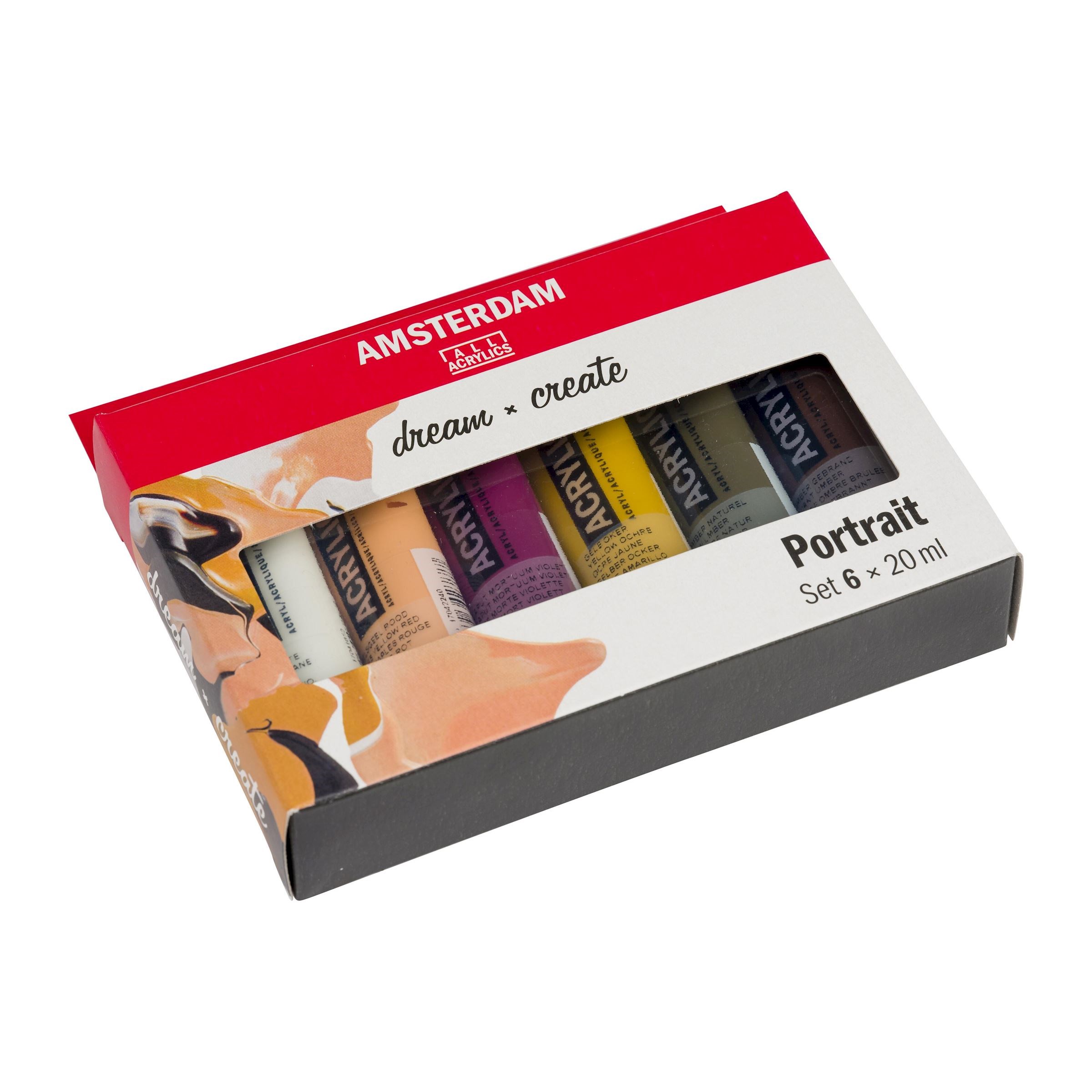 Amsterdam Standard Series Acrylics Portrait Set 6 × 20 ml - 4