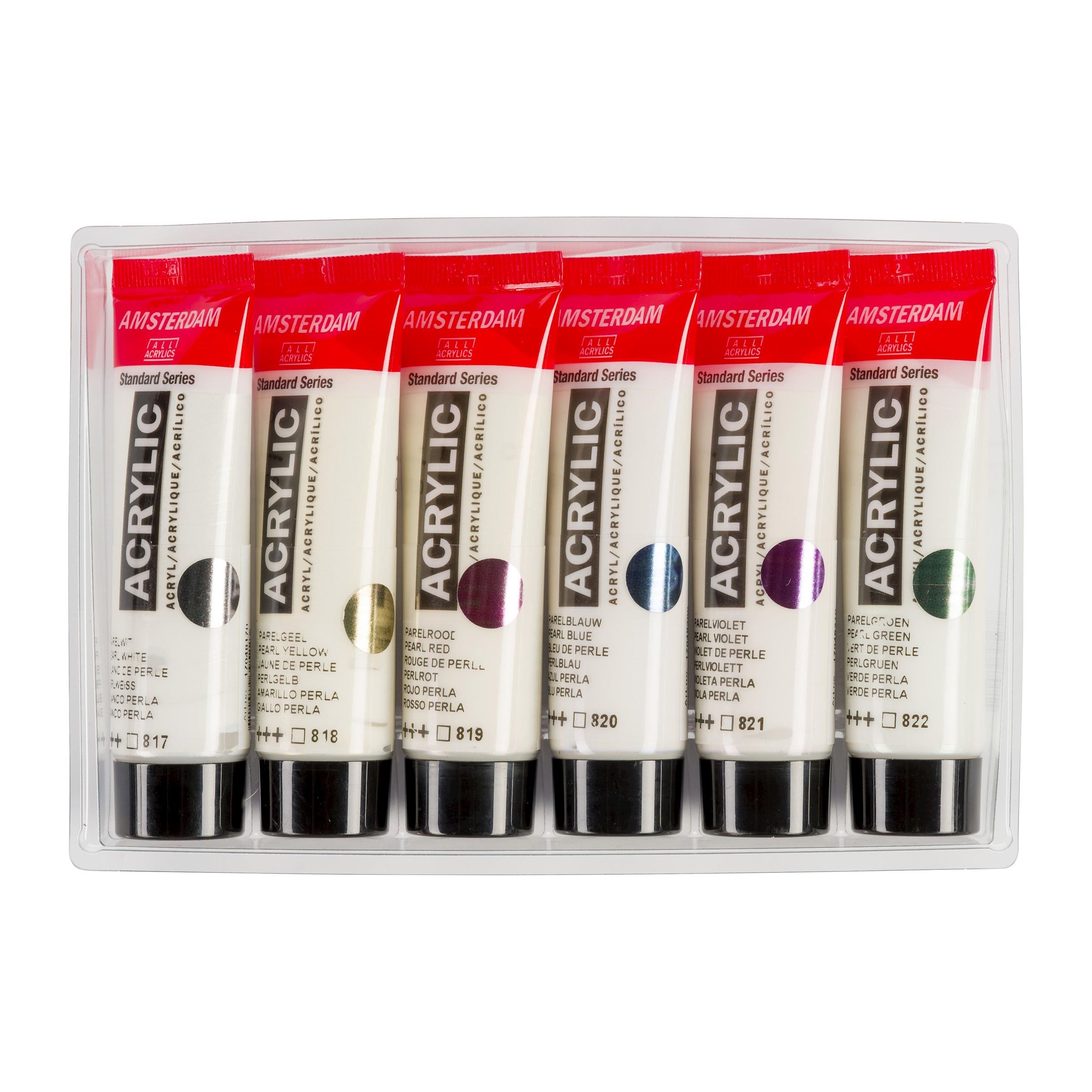 Amsterdam Standard Series Acrylics Pearl Set 6 × 20 ml - 4