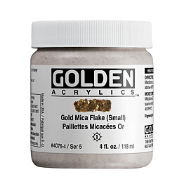Gold Mica Flake Small 118 ml