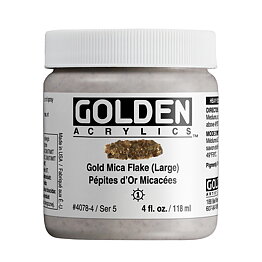 Gold Mica Flake Large 118 ml