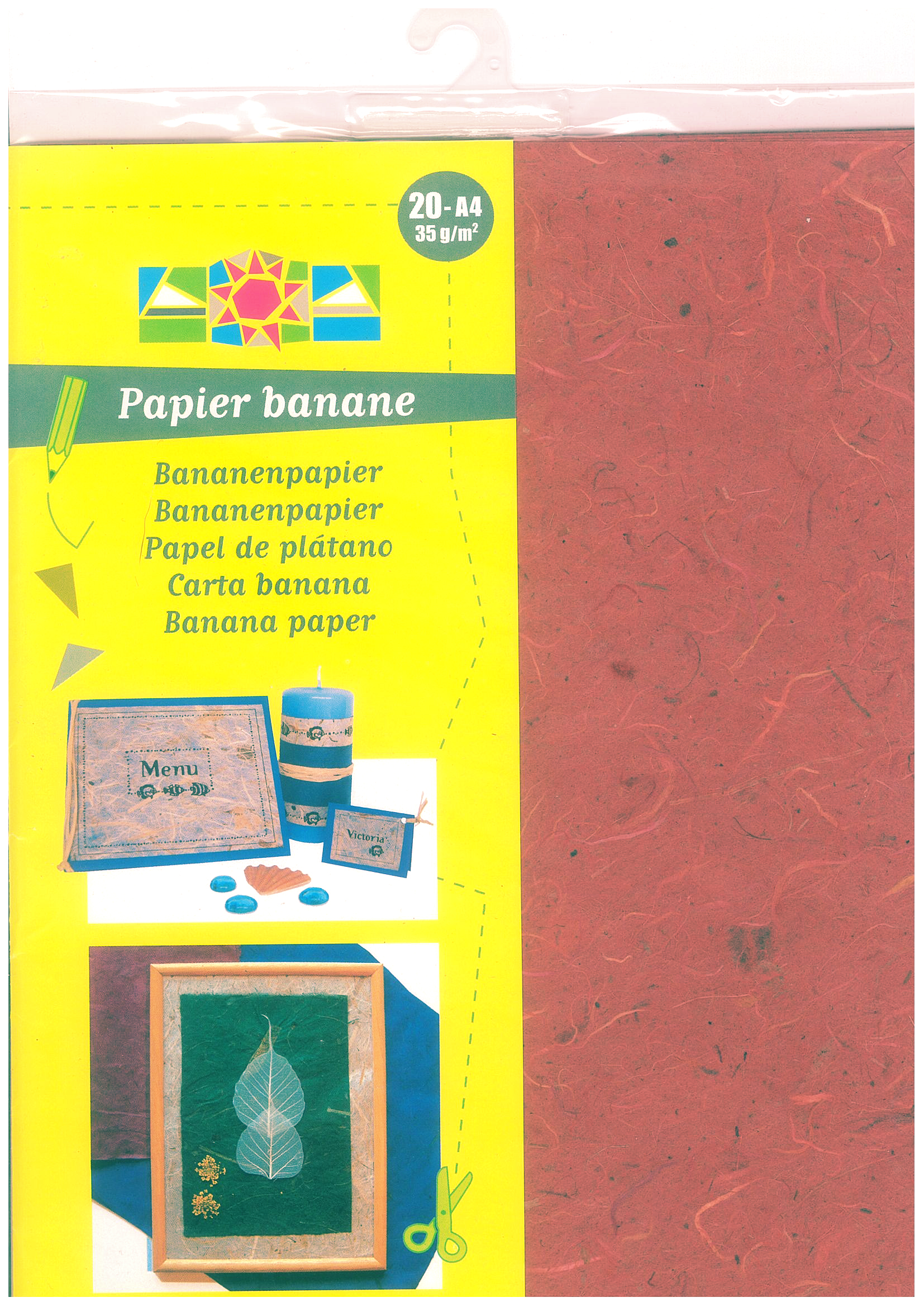 Paper Touch - Bananpapper 20 pack - 4