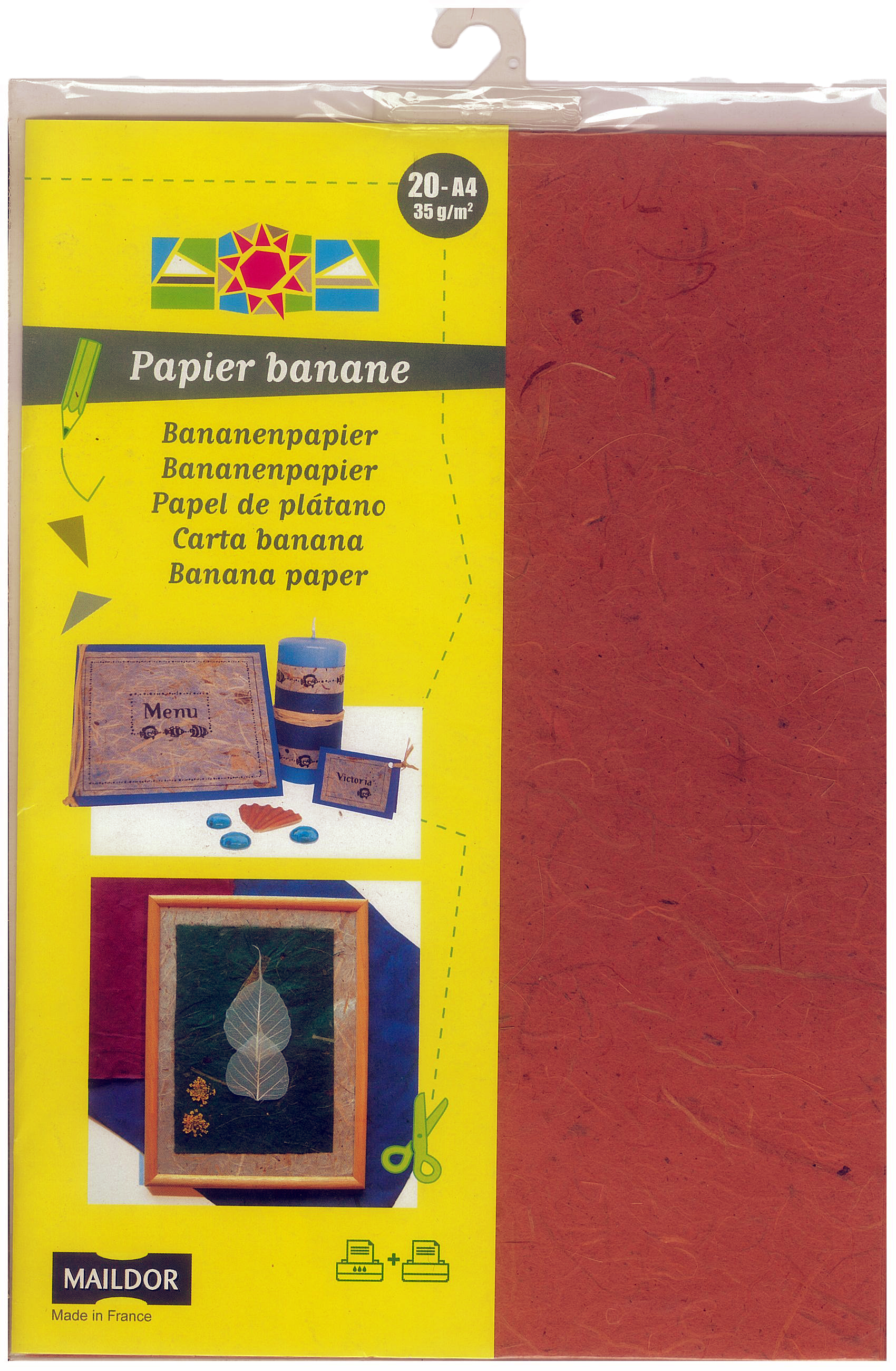 Paper Touch - Bananpapper 20 pack - 5