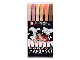 Manga Set Koi Coloring Brush Pen 6-pieces