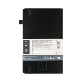 Sakura Squared Notebook 13x21 cm, Black