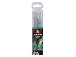 Stardust Set 3 Gel Pens Forest