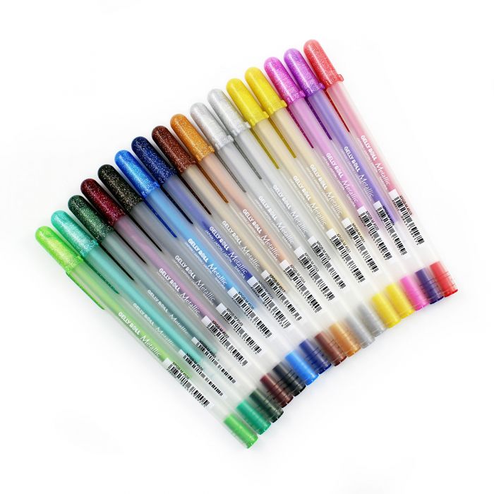 Metallic Set 12 Gel Pens - 2