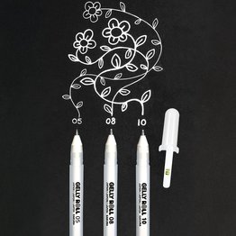 Gelly Roll Basic White Gel Pen Medium 0,4 mm