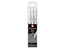 Gelly Roll Basic White Pen Medium 0,4 mm Set 3