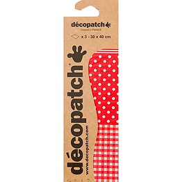 Decopatch papper - Red Dots