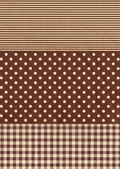 Decopatch papper - Brown Dots