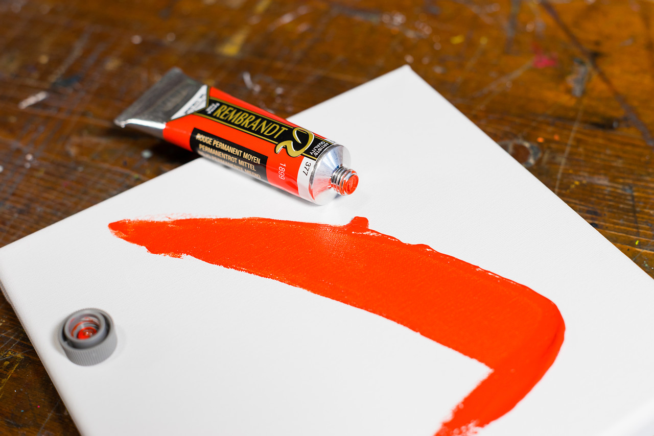 Rembrandt Oil 40ml Permanent Red Medium - 2