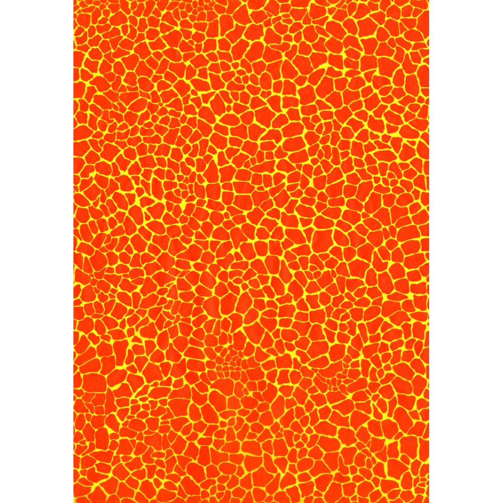 Decopatch papper - Animal Prints, Yellow and Orange - 2