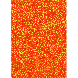 Decopatch papper - 	 Animal Prints, Yellow and Orange