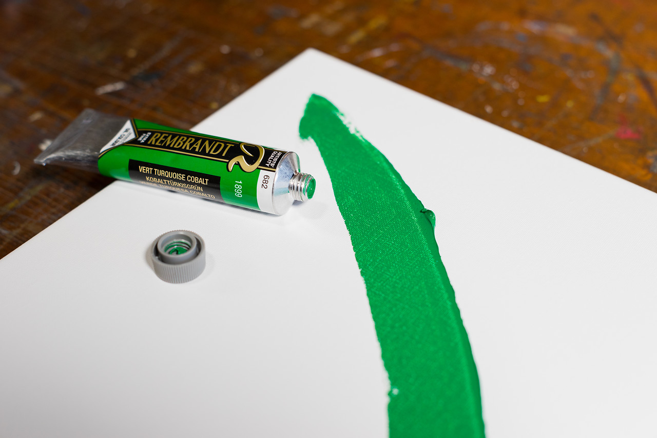Rembrandt Oil 40ml Cobalt Turquoise Green - 2